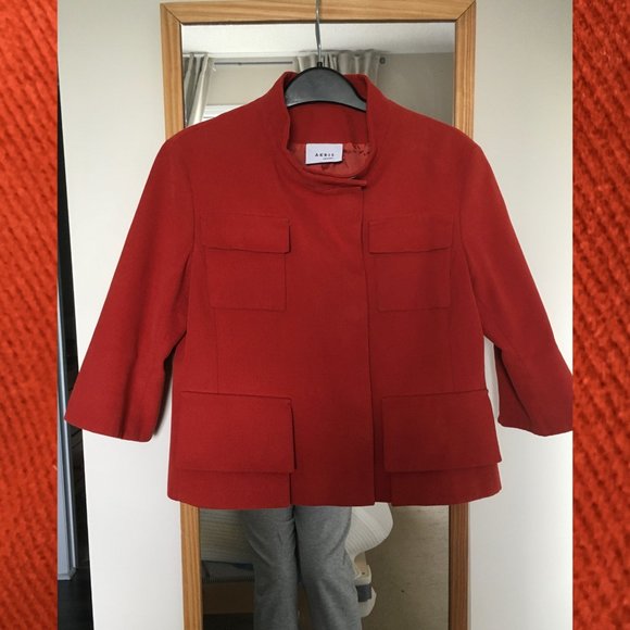 Thick cotton jacket AKRIS punto size 6 - Picture 1 of 5